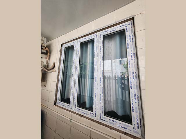 Pintu jendela upvc putih-2